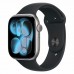 Apple Watch Series 11 46 мм (алюминиевый корпус, черный/черный, спортивный силиконовый ремешок M/L)