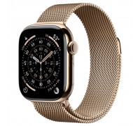 Apple Watch Series 11 LTE 42 мм (титановый корпус золотистый, миланская петля)