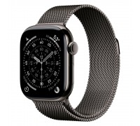 Apple Watch Series 11 LTE 46 мм (титановый корпус, сланец/сланец, миланская петля S/M)
