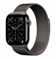 Apple Watch Series 11 LTE 46 мм Slate Titanium / Slate Milanese Loop (MFD44)
