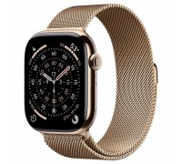 Apple Watch Series 11 LTE 46 мм (титановый корпус золотистый, миланская петля)