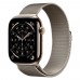 Apple Watch Series 11 LTE 46 мм (титановый корпус, золотистый/природный, миланская петля)