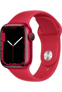 Apple Watch Series 7 41mm красный (MKN23)