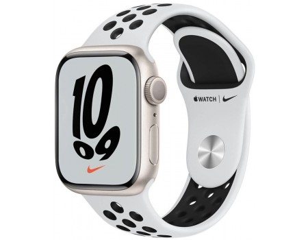 Apple Watch Nike Series 7 45mm сияющая звезда (MKNA3)