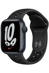 Apple Watch Nike Series 7 45mm темная ночь (MKNC3)