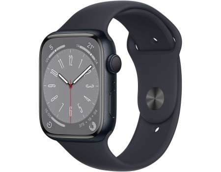 Apple Watch Series 8 45 мм (алюминиевый корпус, полуночный)