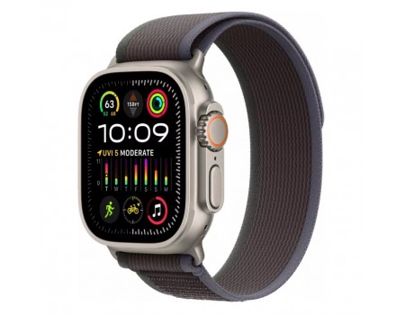 Apple Watch Ultra 2 LTE 49 мм титановый/черно-синий S/M)