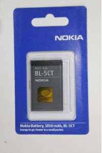 АКБ (аккумулятор, батарея) Nokia BL-5CT оригинальный 1050mAh